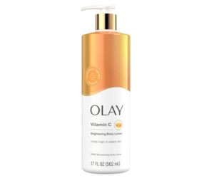 Olay Body Lotion Brightening with Vitamin C, 24hr Moisturizing, Vitamin E & Vitamin B3 Complex, Fast Absorbing Formula, 17 fl oz