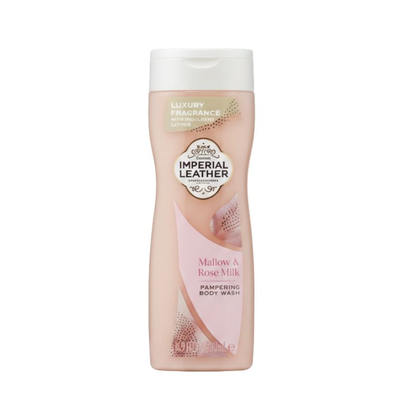 Imperial Leather Mallow & Rose Milk Pampering Body Wash – 500ml (16.9 fl oz)