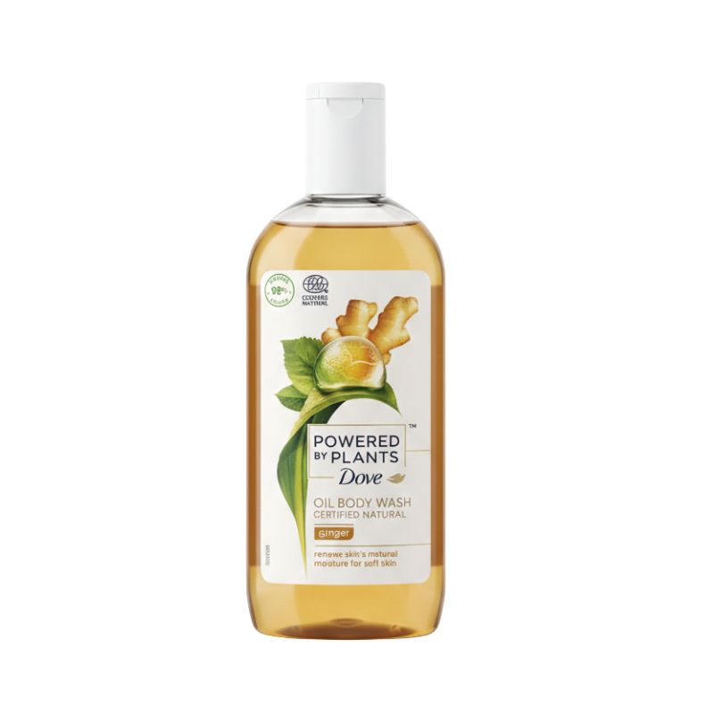 Dove Powered by Plants Ginger Oil Body Wash – Certified Natural (250ml)