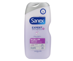 Sanex Expert Skin Health+ Micellar Soothing Shower Gel 515ml