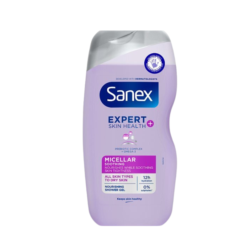 Sanex Expert Skin Health+ Micellar Soothing Shower Gel 515ml