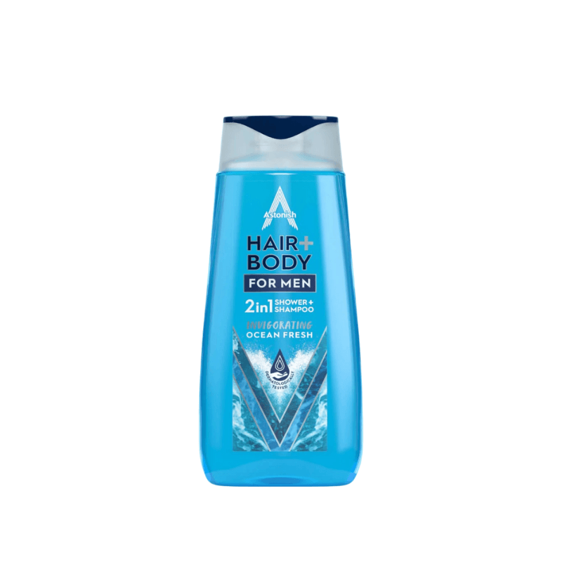 ASTONISH 2 IN 1 HAIR AND BODY FOR MEN INVIGORATING OCEAN FRESH 400ML