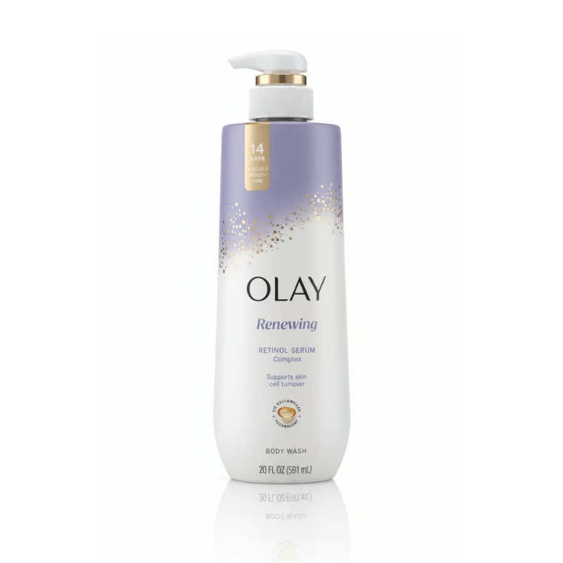 Olay Renewing Body Wash with Retinol Serum Complex, 20 fl oz (591 mL)