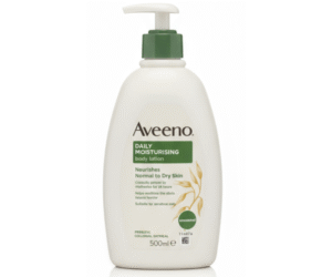 Aveeno Daily Moisturising Body Lotion (Normal to Dry Skin) Unscented — with Prebiotic Colloidal Oat, 500 ml Pump