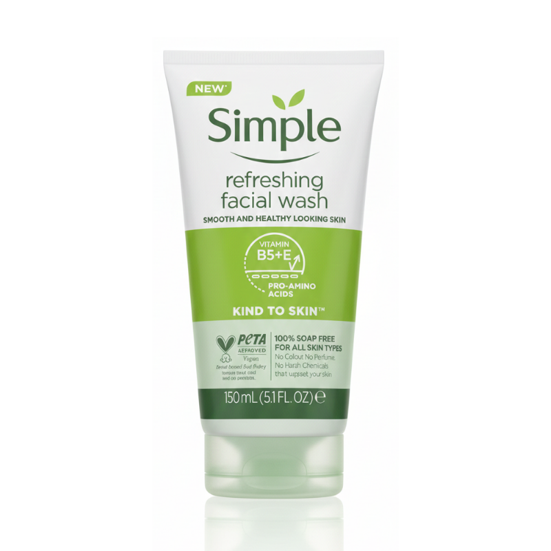 Simple Kind to Skin Refreshing Facial Wash, 150 ml
