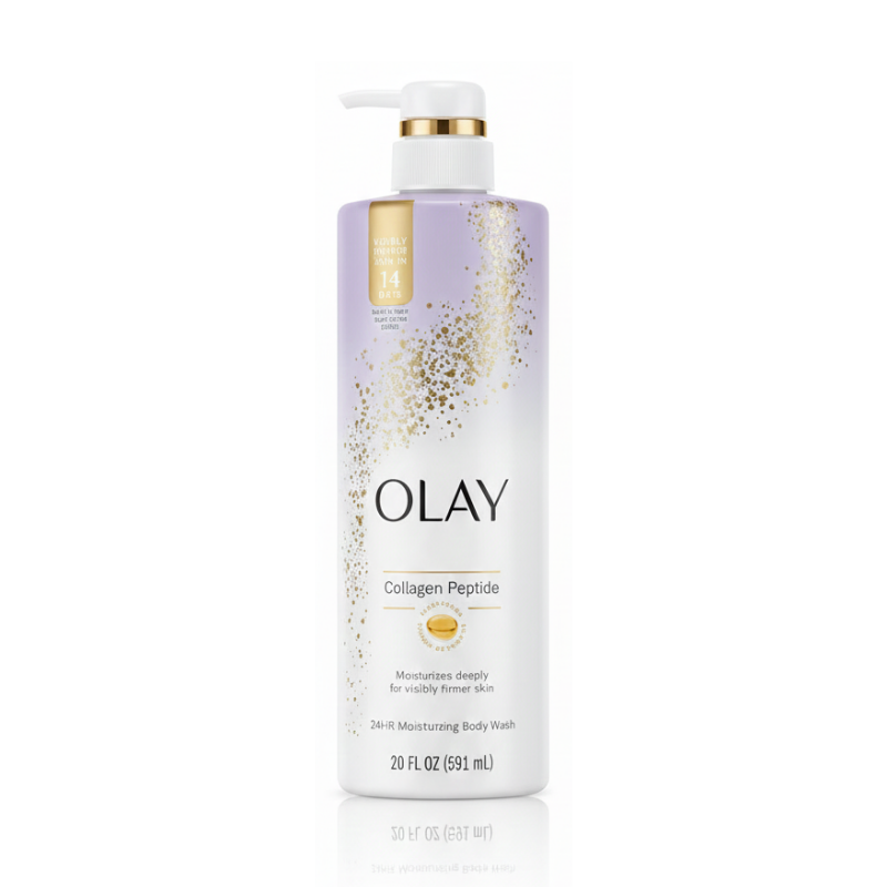 Olay Collagen Peptide 24HR Moisturizing Body Wash with B3 Complex, 20 fl oz (591 mL)