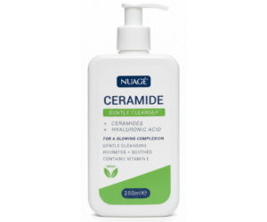 Nuagé Ceramide Gentle Cleanser with Hyaluronic Acid and Vitamin E, 250 ml