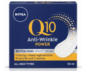 NIVEA Q10 Anti‑Wrinkle Power Revitalising Night Cream (All Skin Types) 50 ml