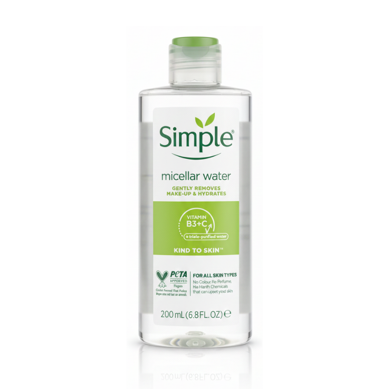 Simple Kind to Skin Micellar Water (Micellar Cleansing Water), 200 ml
