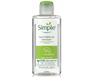 Simple Kind to Skin Eye Make-Up Remover (Removes Waterproof Mascara) – 125 ml