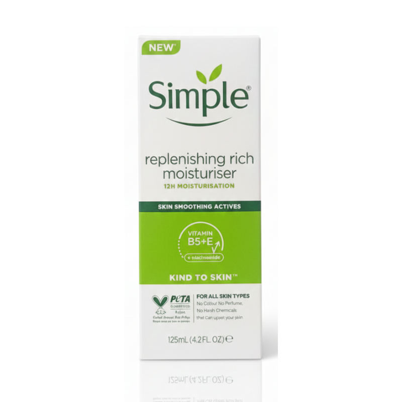 Simple Kind To Skin Replenishing Rich Moisturiser – 125 ml