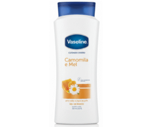 Vaseline Cuidado Diário Camomila e Mel – Gel de Banho (Body Wash), 50 ml