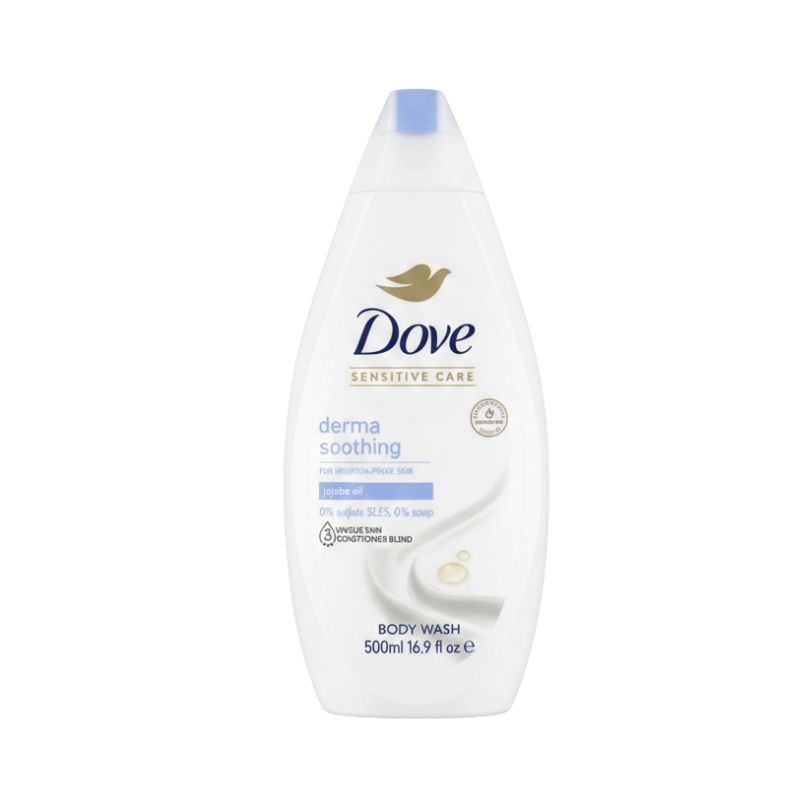 Dove Sensitive Care Derma Soothing Body Wash with Jojoba Oil – 500ml