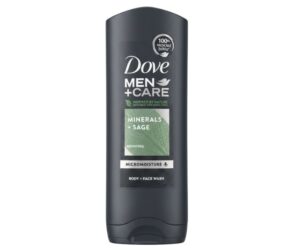 Dove Men+Care Minerals + Sage Reviving Body & Face Wash (400ml)