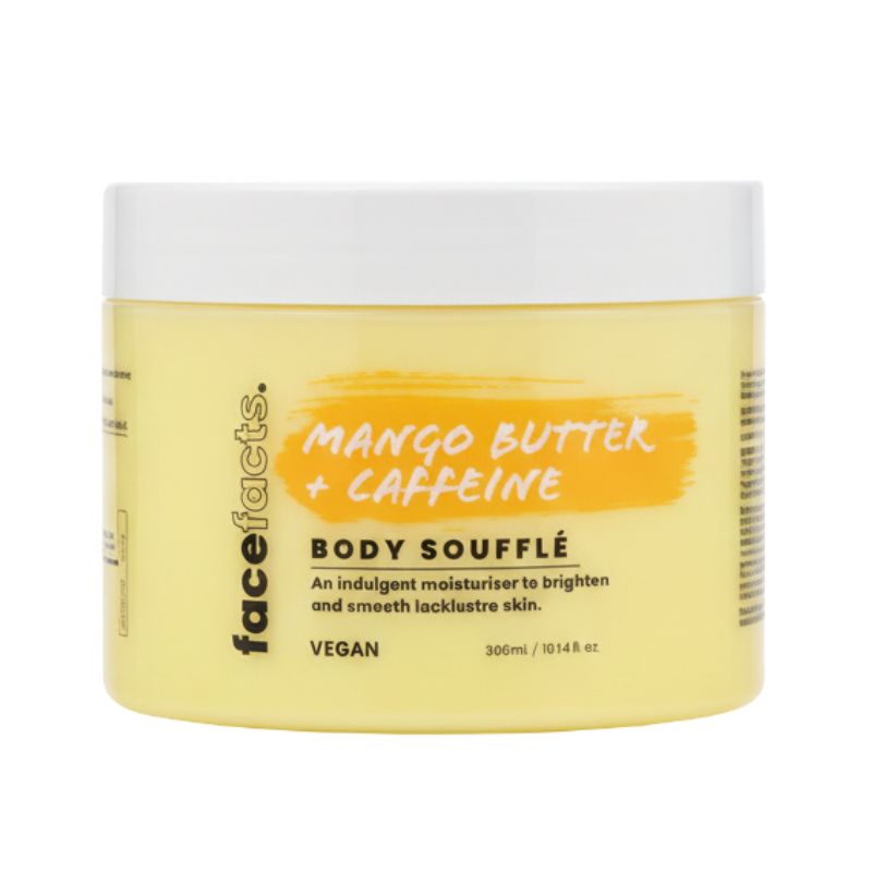 Face Facts Mango Butter + Caffeine Body Soufflé – Vegan (306 ml / 10.14 fl oz)
