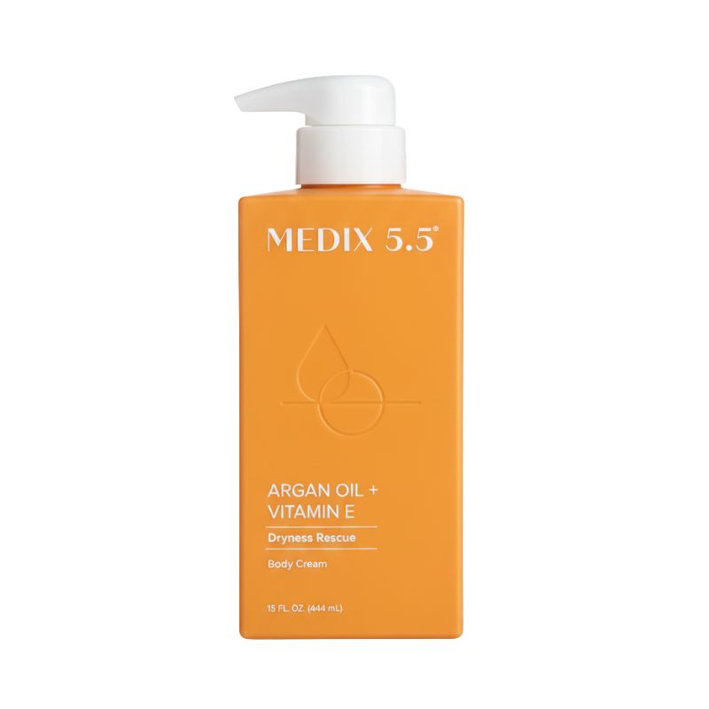 Medix 5.5 Argan Oil + Vitamin E Dryness Rescue Body Cream – 15 fl oz (444 ml)