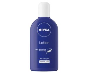 NIVEA Lotion (Normal Skin) – Light Moisturising & Cleansing, Non‑Greasy