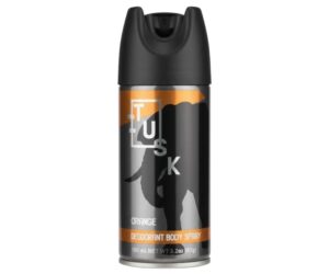 TUSK Orange Deodorant Body Spray, 150 mL (3.2 oz)