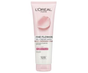 L’Oréal Paris Fine Flowers Gel‑Cream Wash – Rose & Jasmine (for Dry & Sensitive Skin), 150 ml