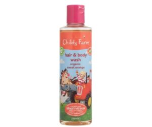 Childs Farm Hair & Body Wash – Organic Sweet Orange (for Sensitive Skin) – 250 ml