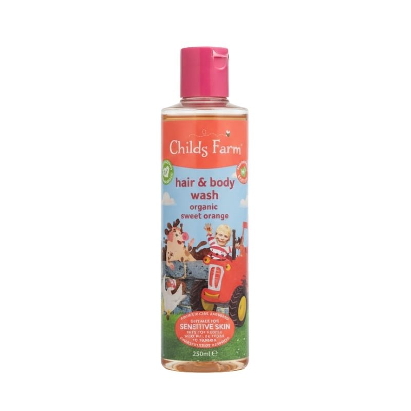 Childs Farm Hair & Body Wash – Organic Sweet Orange (for Sensitive Skin) – 250 ml