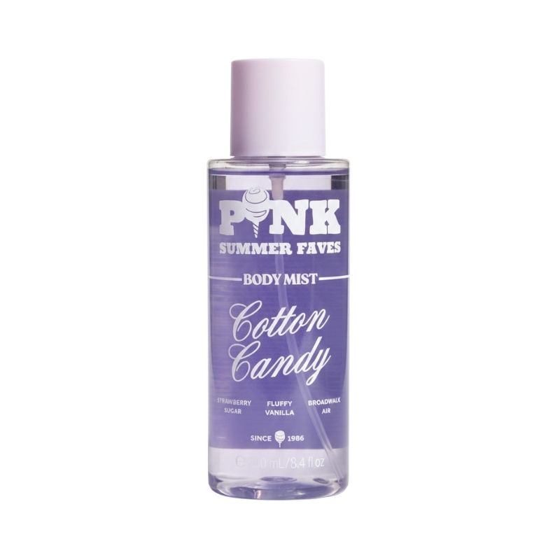 Victoria’s Secret PINK Summer Faves Body Mist – Cotton Candy, 250 mL / 8.4 fl oz