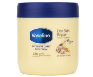 Vaseline Intensive Care™ Dry Skin Repair Body Cream with Pure Oat Extract – 72h Moisturisation