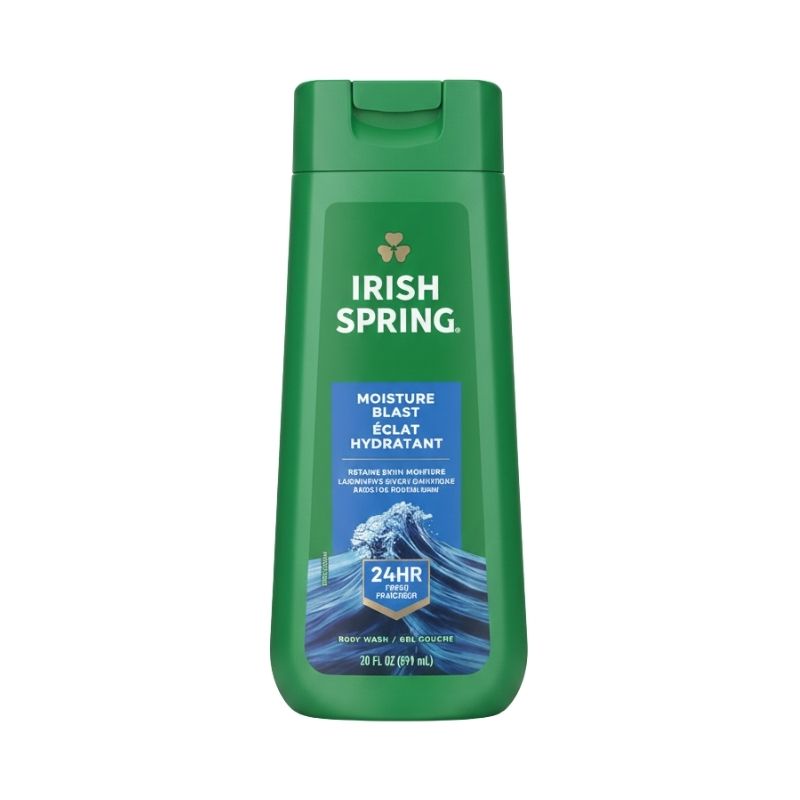 Irish Spring Moisture Blast Body Wash (24HR Fresh), 20 fl oz / 591 mL