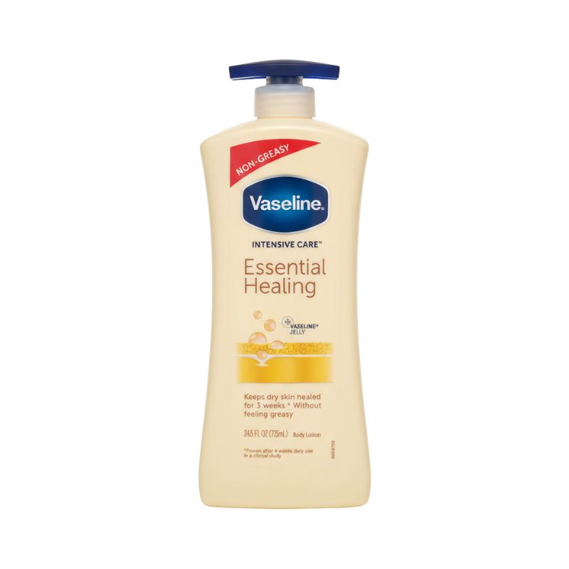 Vaseline Intensive Care Essential Healing Body Lotion – Non-Greasy (725ml / 24.5 fl oz)