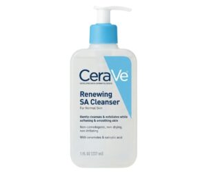 CeraVe Renewing SA Cleanser (with Salicylic Acid) – 237 mL / 8 fl oz pump
