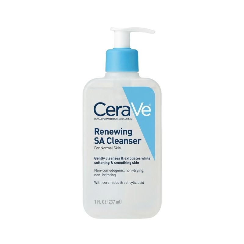 CeraVe Renewing SA Cleanser (with Salicylic Acid) – 237 mL / 8 fl oz pump