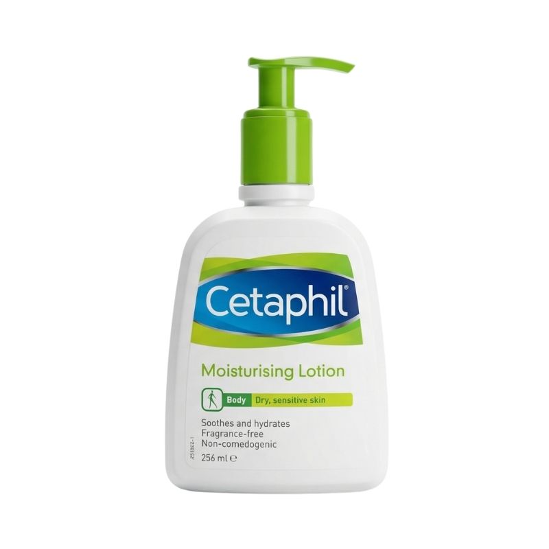 Cetaphil Moisturising Lotion (Body) for Dry, Sensitive Skin – Fragrance‑Free, 256 mL