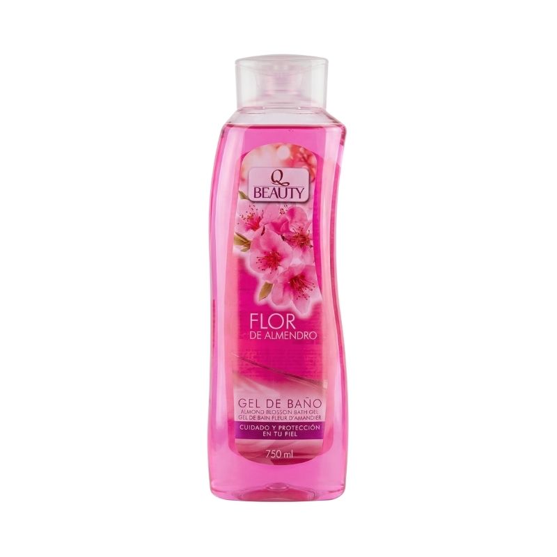 Q Beauty Flor de Almendro Gel de Baño (Almond Blossom Bath Gel), 750 ml
