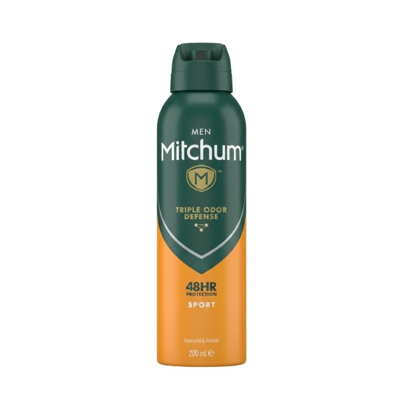 Mitchum Men Sport Anti‑Perspirant & Deodorant Spray – Triple Odor Defense, 48HR Protection (200 ml)