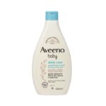 Aveeno Baby Daily Care Gentle Bath & Wash – For Sensitive Skin with Prebiotic Oatmeal, Aloe & Chamomile (400 ml)