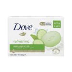 Dove Refreshing Beauty Cream Bar with Cucumber & Green Tea Scent – 4 x 90 g