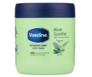 Vaseline Intensive Care™ Aloe Soothe Body Cream – With Pure Aloe Extract (48h Moisturisation, For Dry Skin)