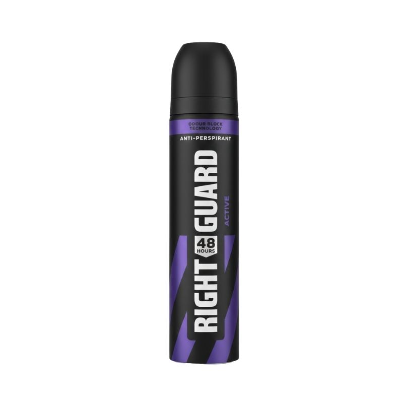 Right Guard Active Anti‑Perspirant Deodorant Spray – 48H Protection with Odour Block Technology
