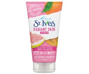 St. Ives Radiant Skin Scrub – Pink Lemon & Mandarin (150 ml)