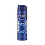 NIVEA MEN Cool Kick Anti‑Perspirant Deodorant Spray – Quick Dry, 48h Protection