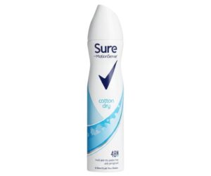 Sure Women Cotton Dry Anti‑Perspirant Deodorant Aerosol with MotionSense™ – 48h Fresh & Dry Protection