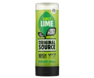 Original Source Zingy Lime Shower Gel – 100% Natural Fragrance (500 ml)