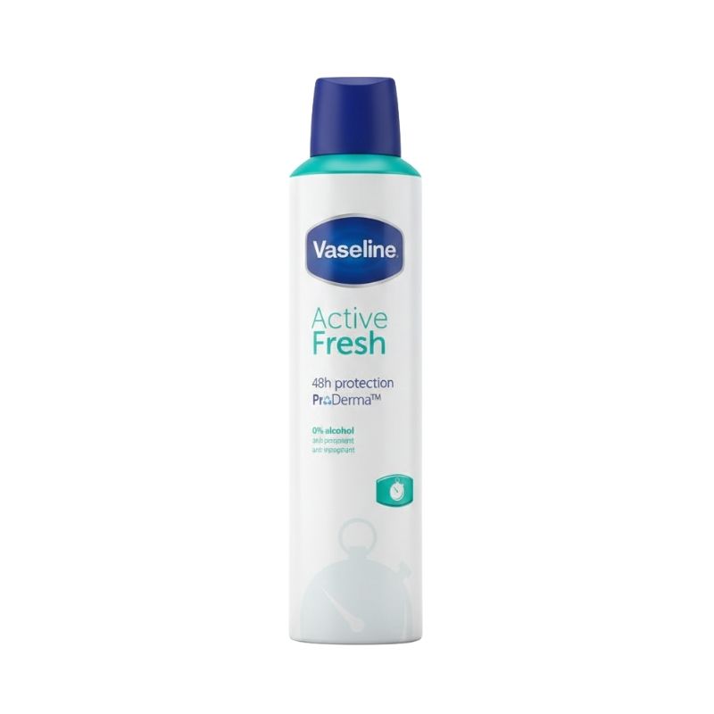Vaseline Active Fresh Anti‑Perspirant Deodorant Spray with ProDerma™ – 48h Protection