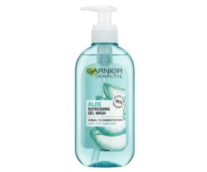 Garnier SkinActive Aloe Refreshing Gel Wash – Normal to Combination Skin, Made with Aloe Vera