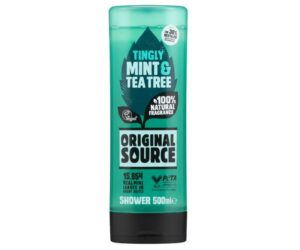 Original Source Tingly Mint & Tea Tree Shower Gel – 100% Natural Fragrance (500 ml)