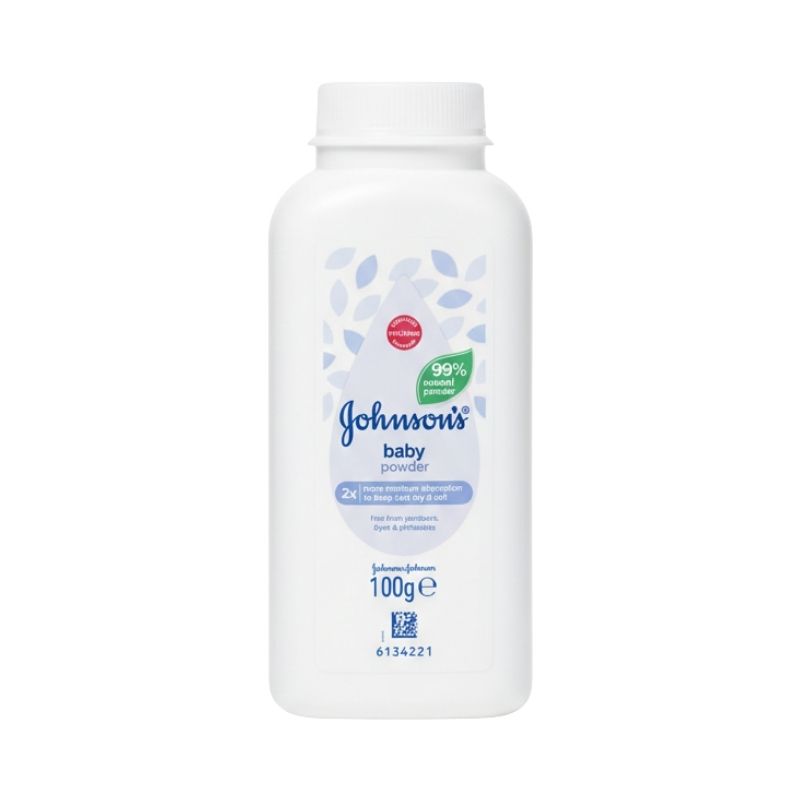 Johnson’s Baby Powder – 99% Naturally Derived Powder (100 g)