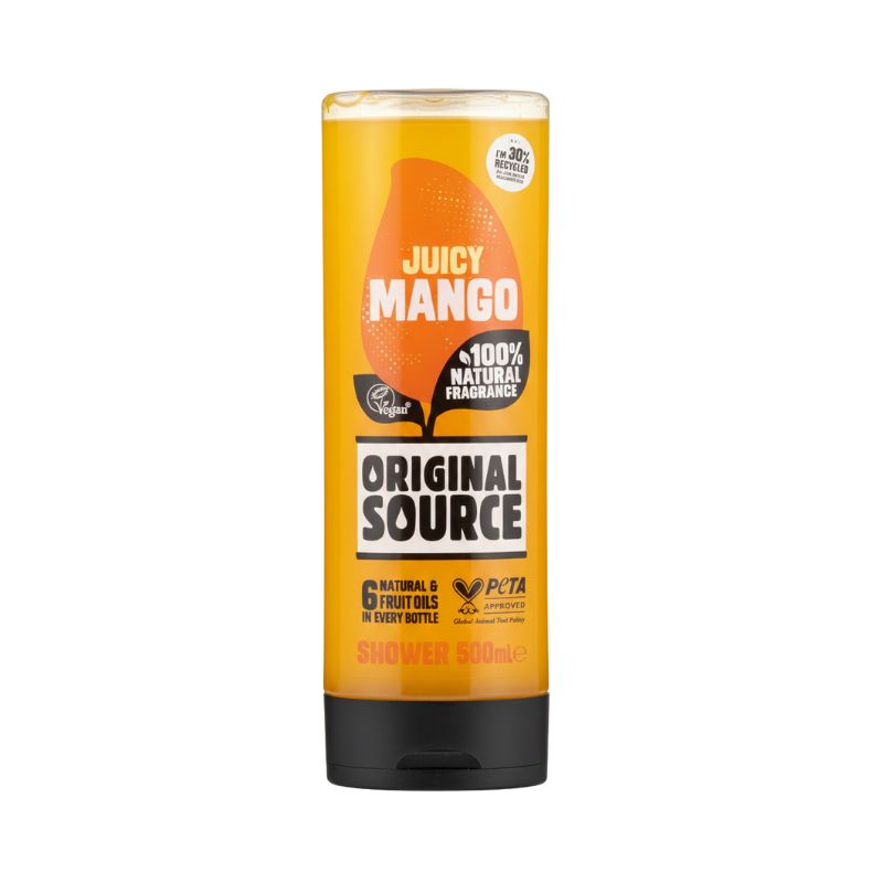 Original Source Juicy Mango Shower Gel – 100% Natural Fragrance (500 ml)
