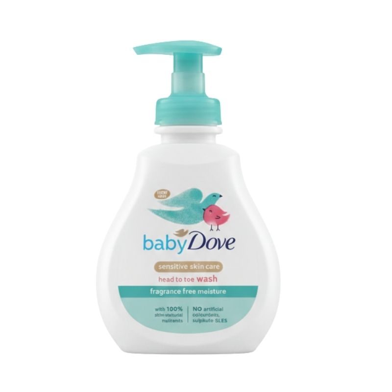 Baby Dove Sensitive Skin Care Head to Toe Wash – Fragrance Free Moisture