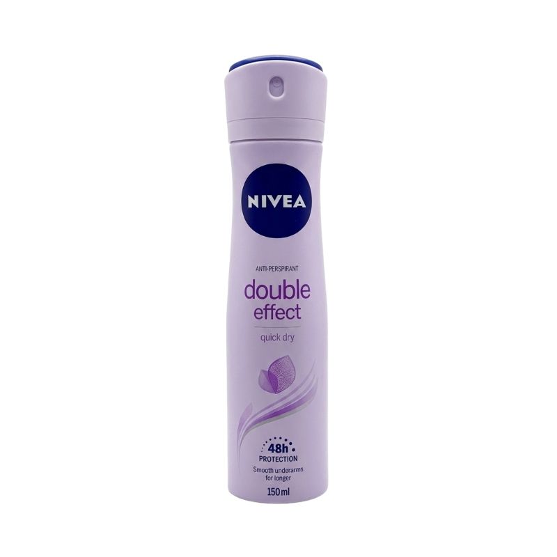 NIVEA Double Effect Anti‑Perspirant Deodorant Spray – Quick Dry, 48h Protection (150 ml)