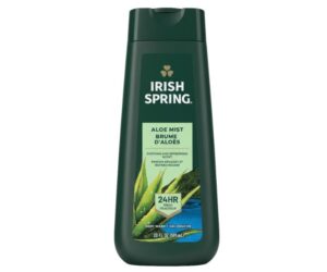 Irish Spring Aloe Mist Body Wash (24HR Fresh), 20 fl oz / 591 mL